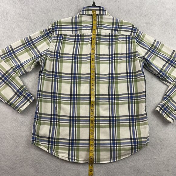 American Eagle Outfitters Button Up Shirt Mens Size Medium Plaid Athletic Fit - Picture 6 of 12